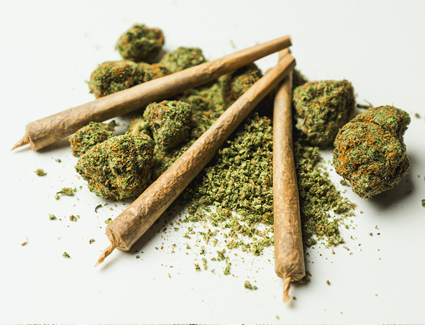 Ready-to-smoke cannabis joints at Huff and Puff Dispensary Vadnais Heights